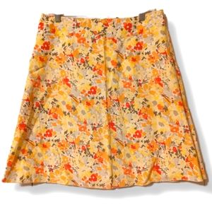 Women's Express Size 10 Floral A-line skirt